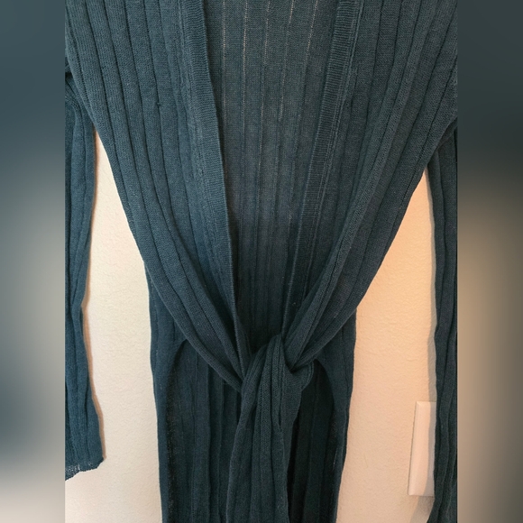 Free People Duster Cardigan In Deep Teal Size XS - Picture 5 of 5